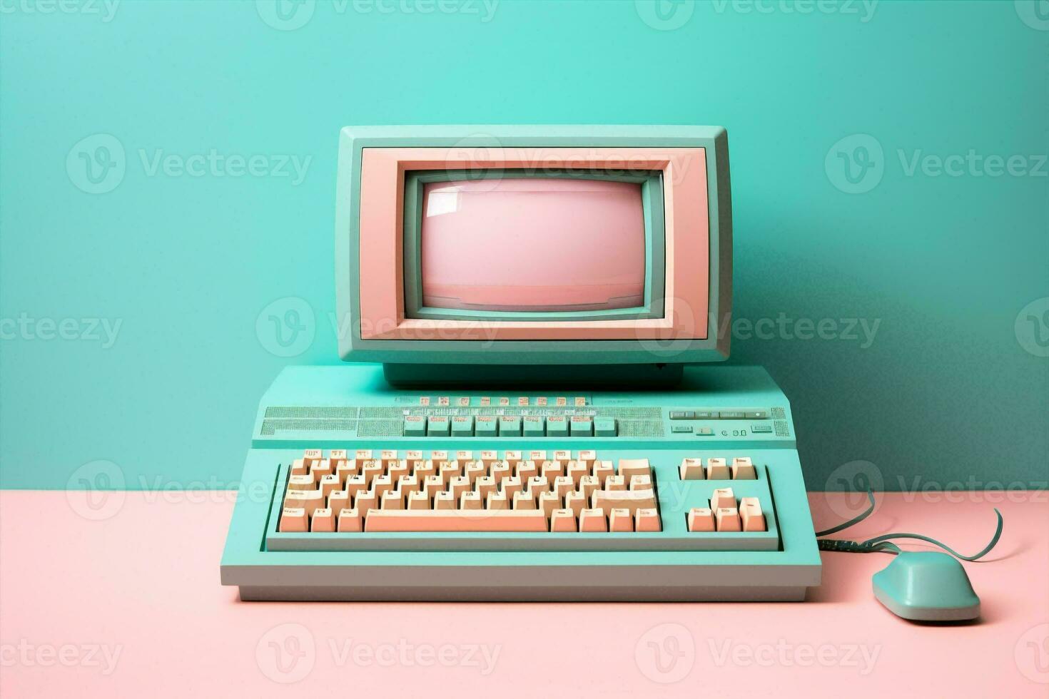 Computer technology blue pink digital photo