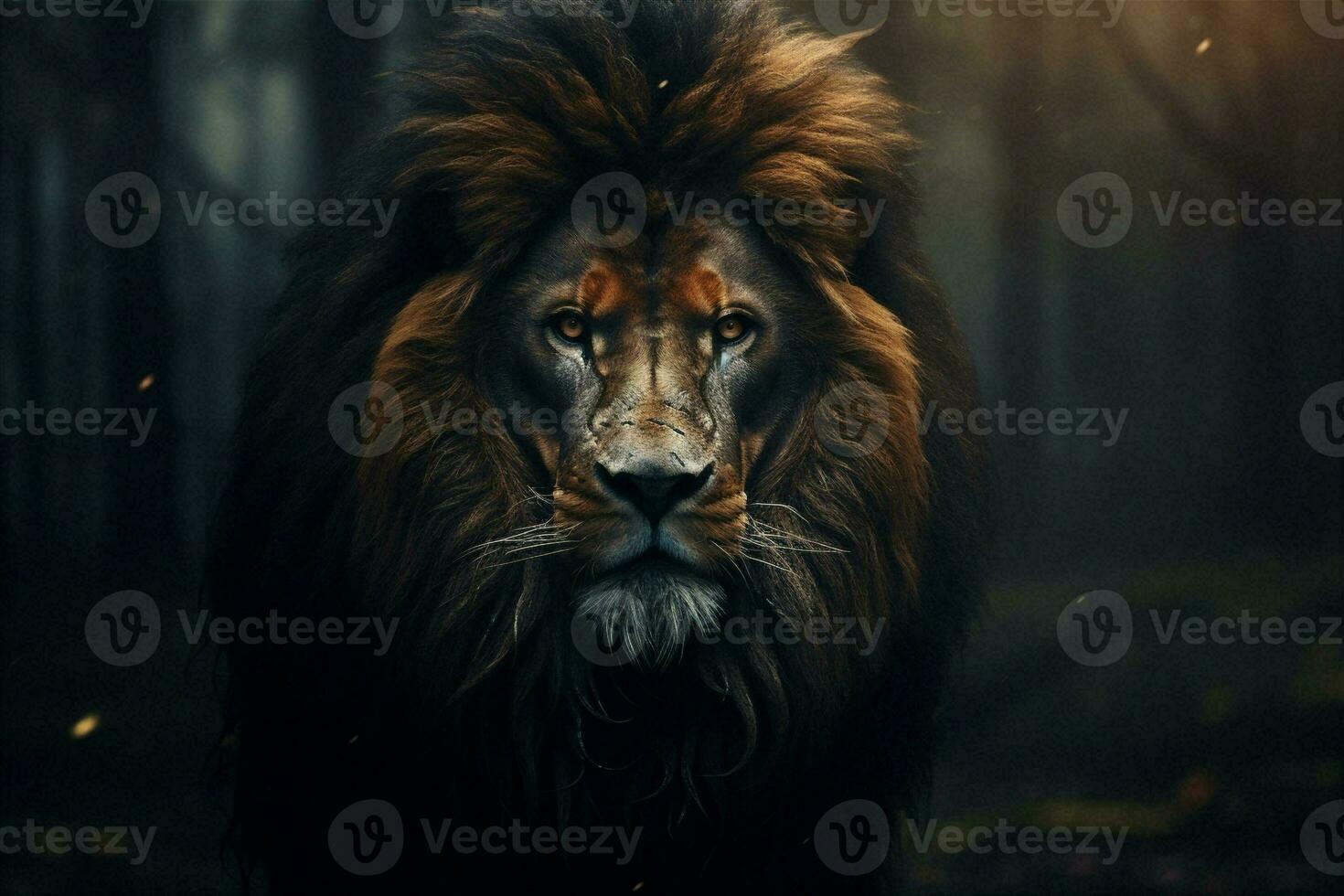 Animal portrait lion photo
