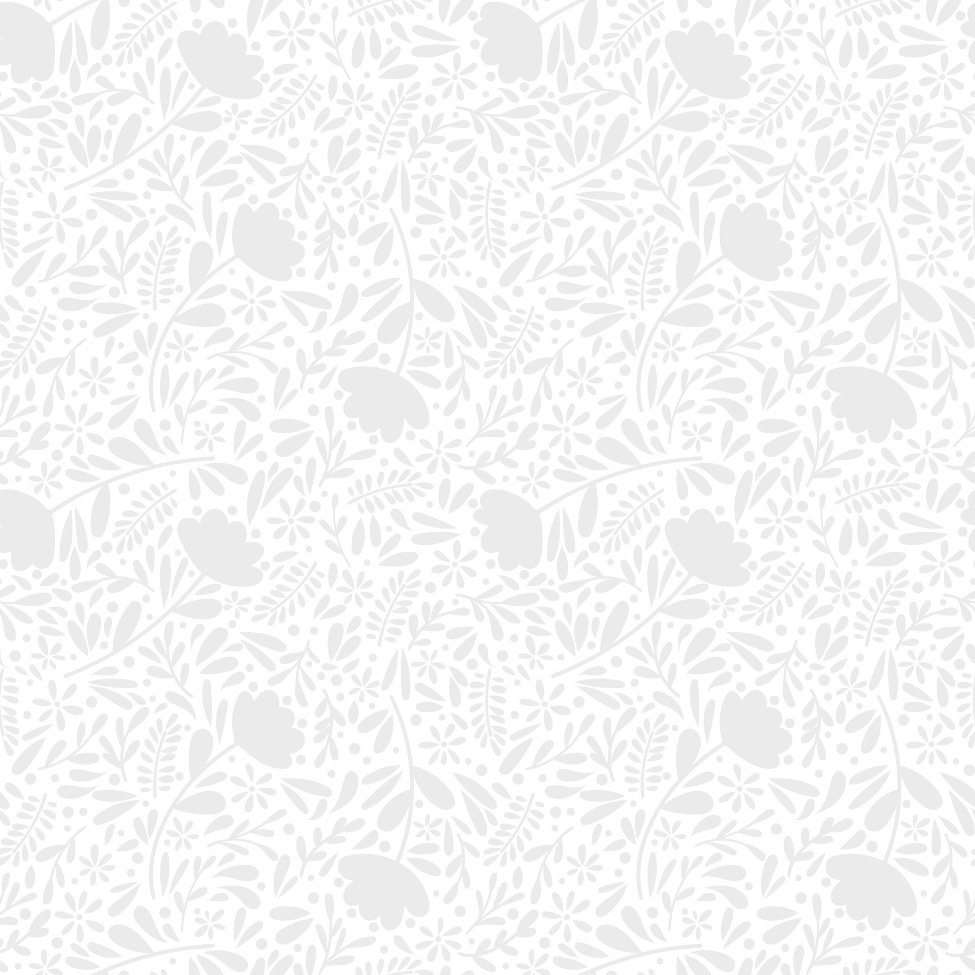 White floral texture, seamless vector pattern, lace inspired background