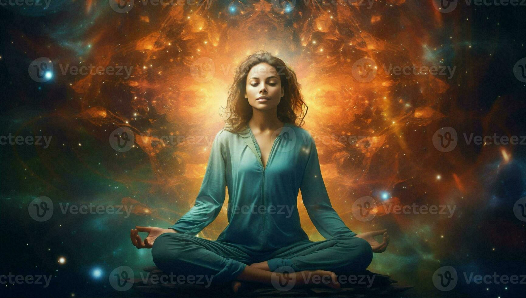 Star spirituality yoga mind space zen silhouette chakra meditating energy  dream universe lotus 32171268 Stock Photo at Vecteezy