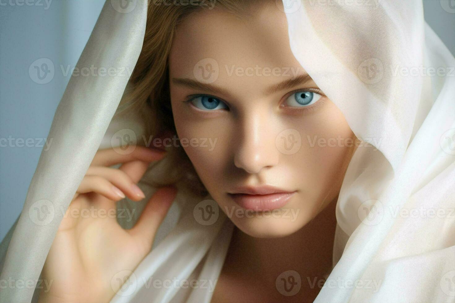 Woman portrait face beauty white photo