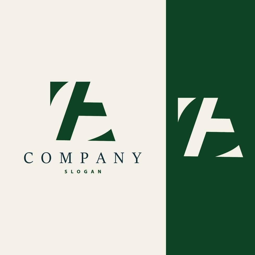 TA Letter Logo, AT Logo Modern and Luxury Icon Vector Template Element