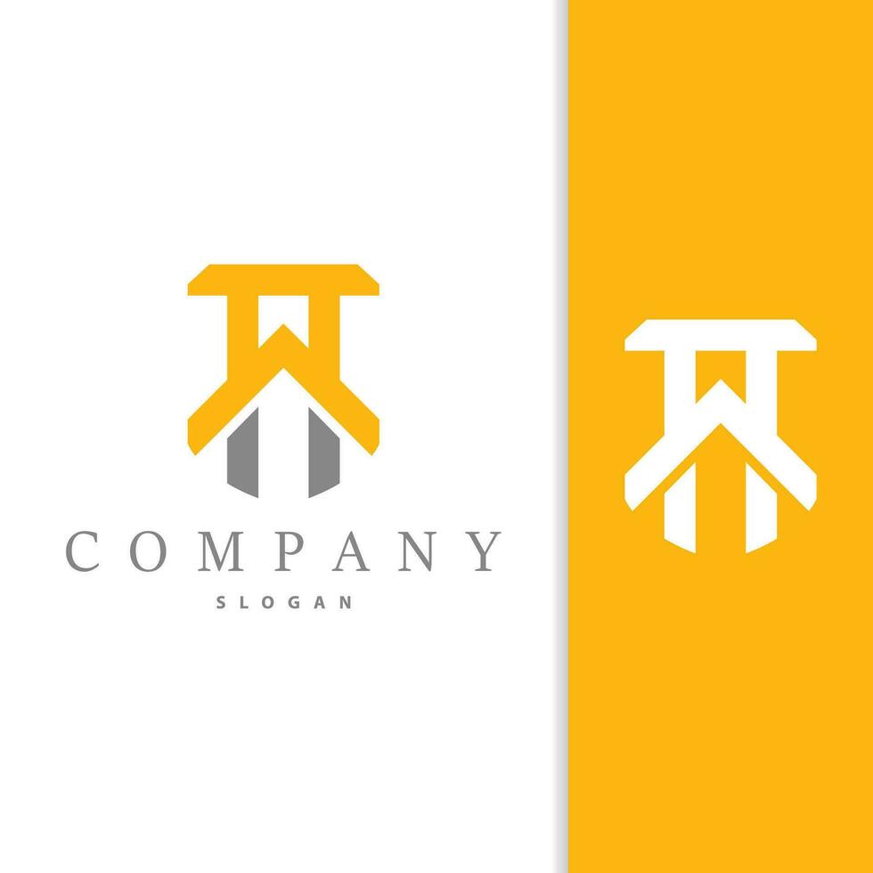 TA Letter Logo, AT Logo Modern and Luxury Icon Vector Template Element