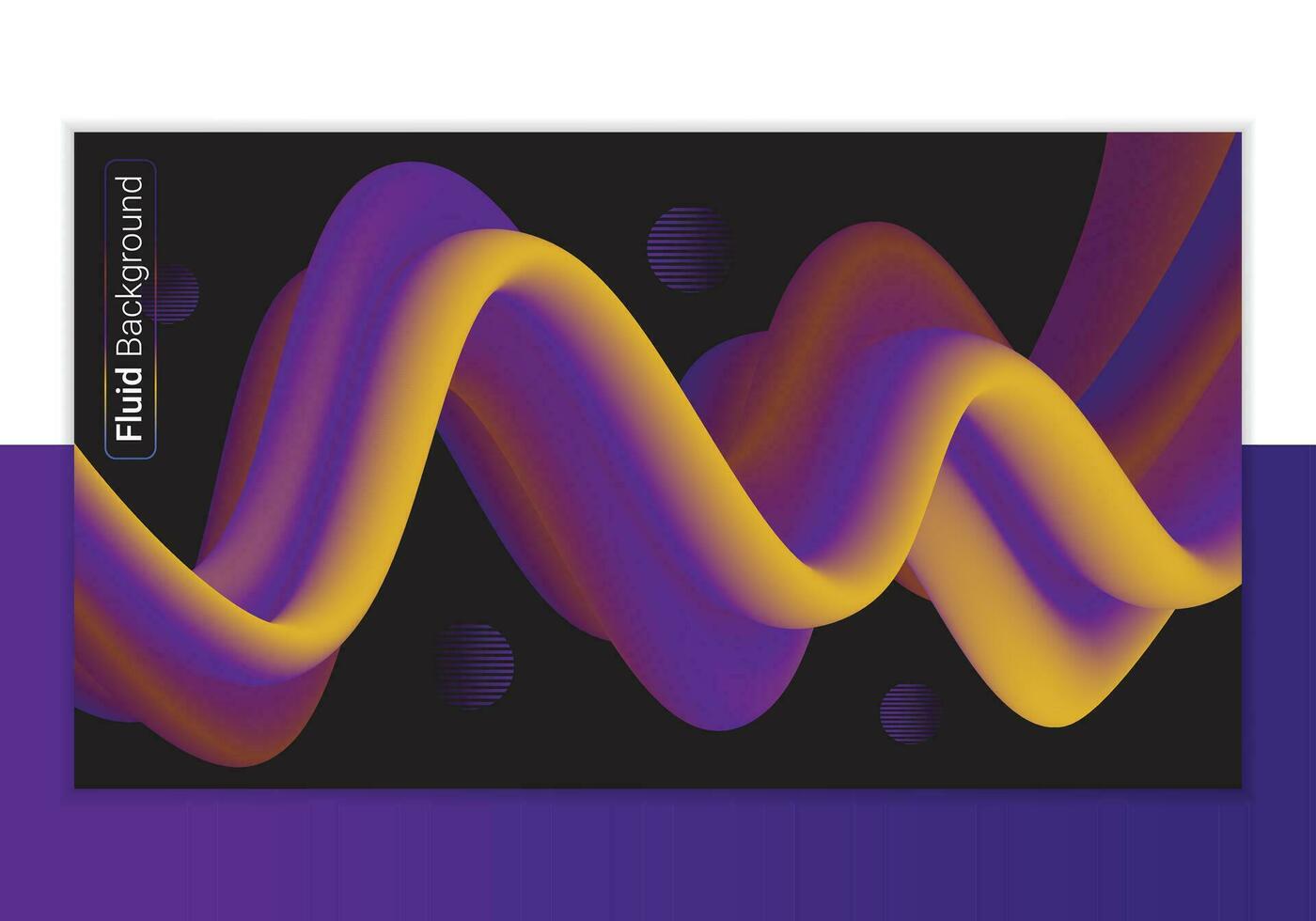 Fluid Background template in vector