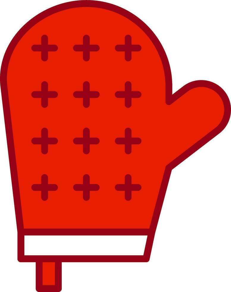 Oven Glove Vector Icon