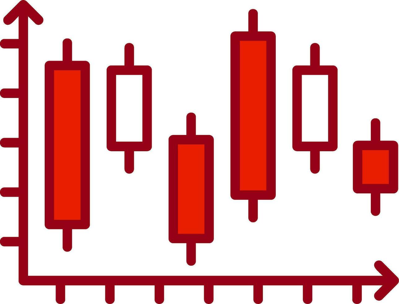 Japanese Candlestick Vector Icon