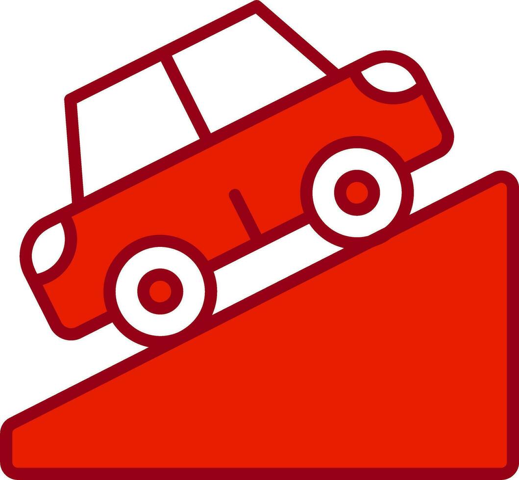 Uphill Vector Icon