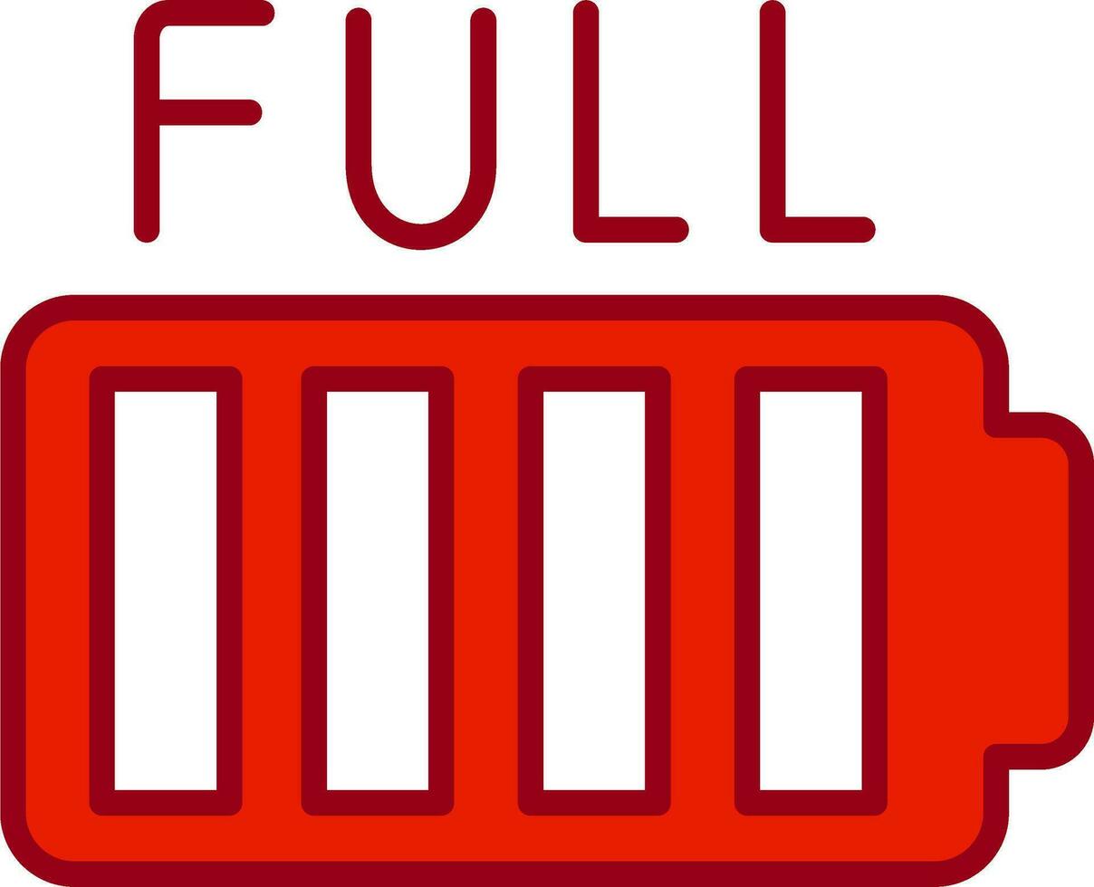 Full Battery Vector Icon