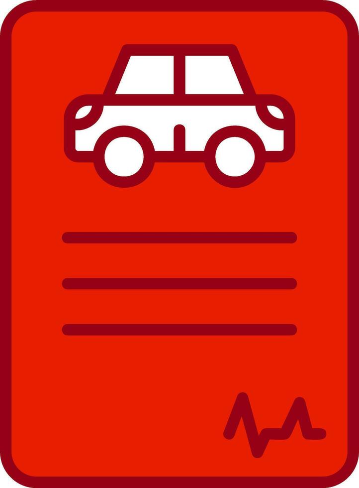 Driving License Vector Icon