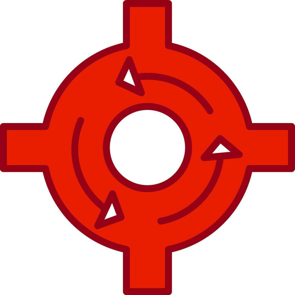 Roundabout Vector Icon