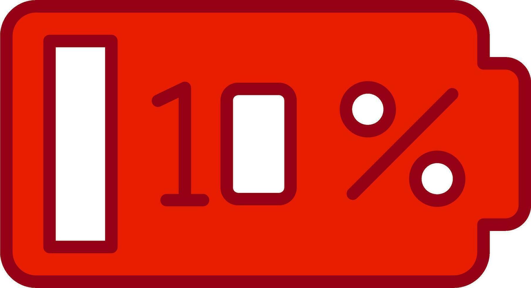 10 Percent Vector Icon