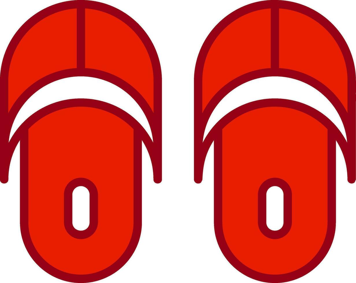 Slippers Vector Icon