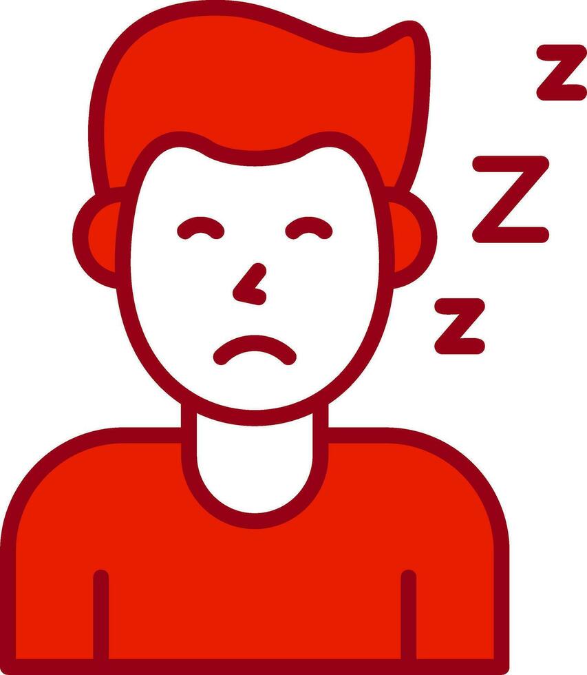 Bored Vector Icon