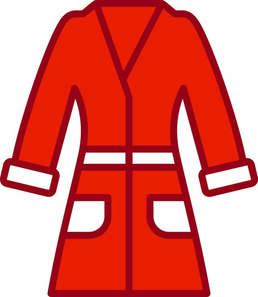 Bathrobe Vector Icon