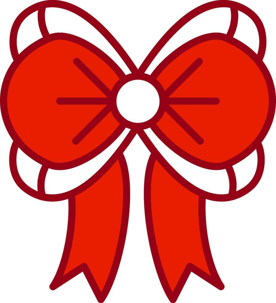 Ribbon Bow Vector Icon