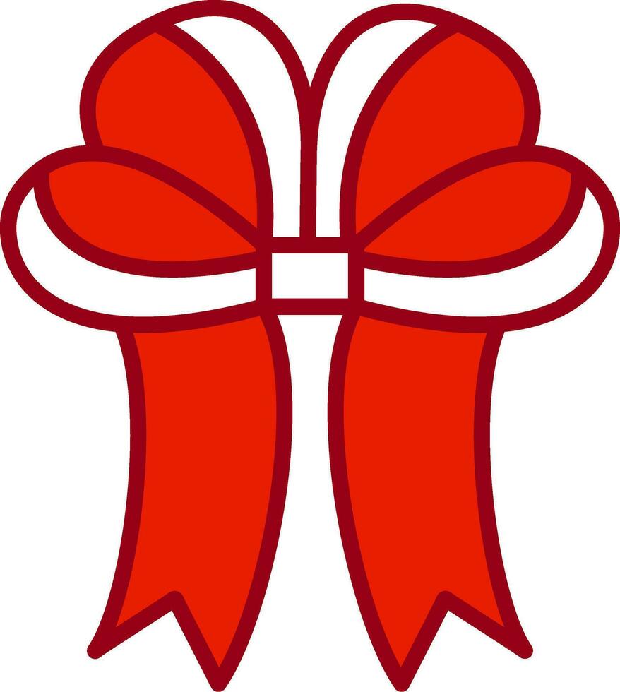 Ribbon Bow Vector Icon