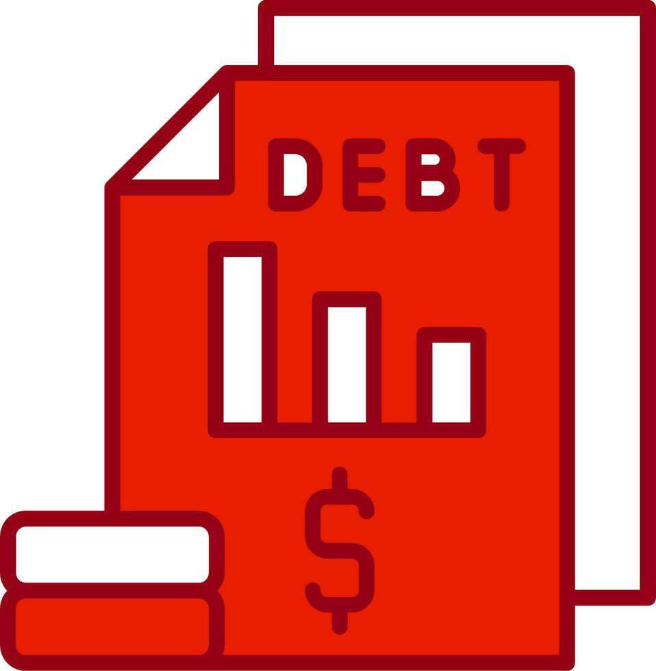 Debt Vector Icon