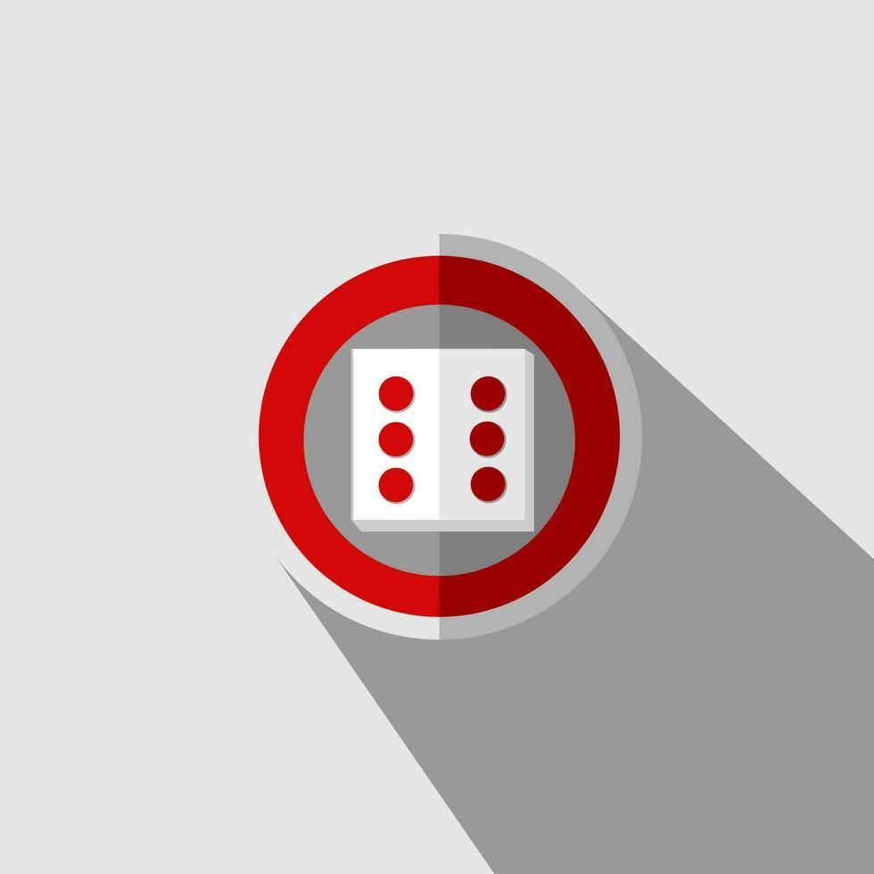 Domino icon symbol vector