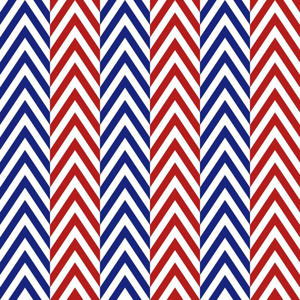 4th of July herringbone pattern. Herringbone vector pattern. Geometric pattern for clothing, wrapping paper, backdrop, background, gift card.