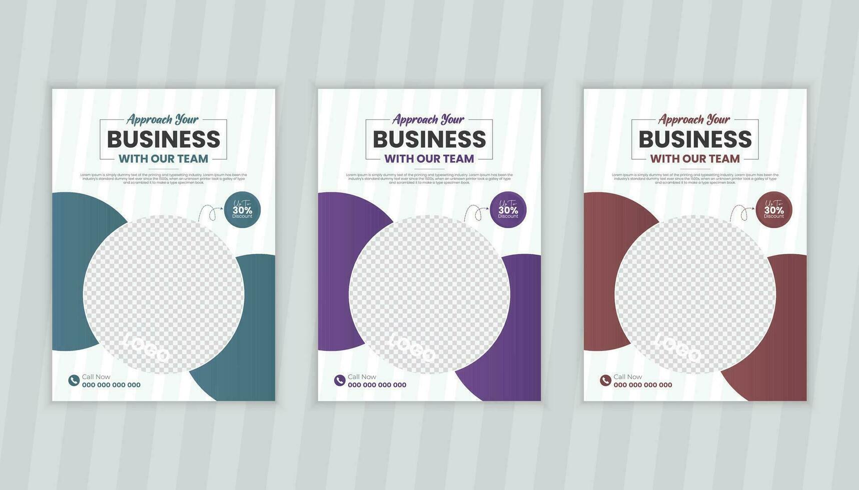 Corporate Brochure Cover Design and Business book Cover Design Template vector