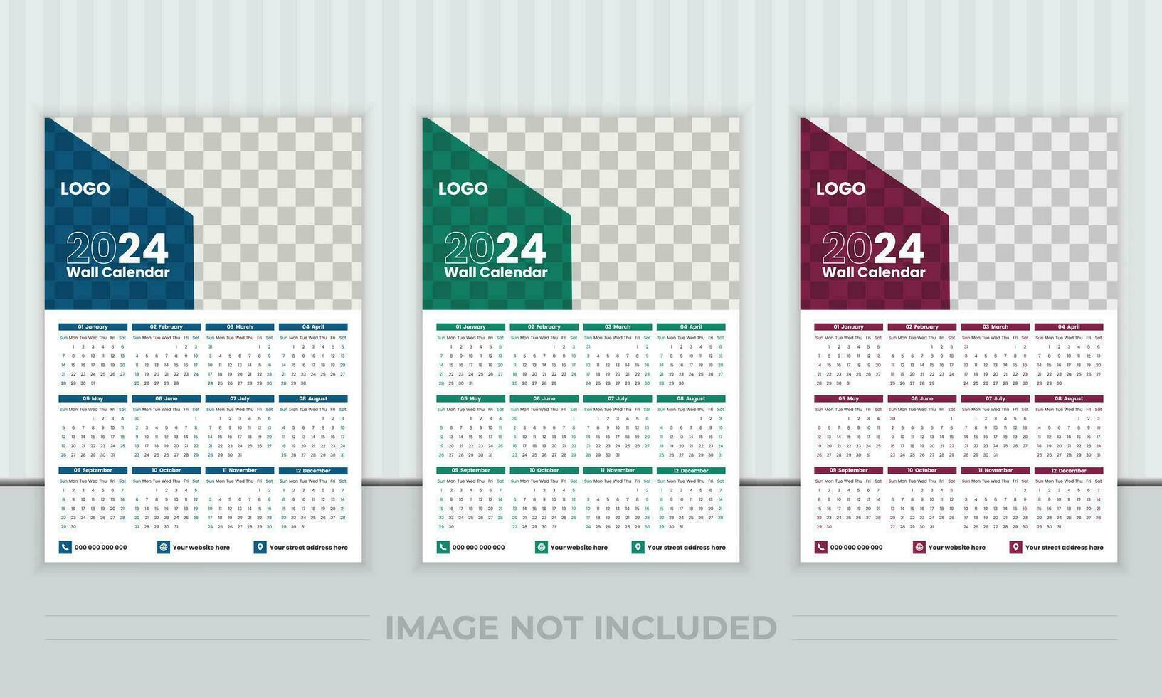 2024 Wall Calendar Design Wall Calender Design Template 2024 Simple 2024 Wall Calendar Design Wall Calender Design Template 2024 Simple