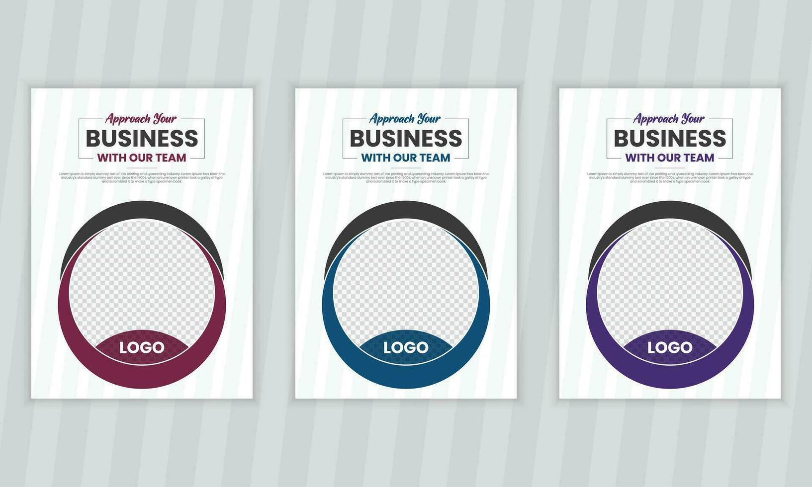 Corporate Brochure Cover Design and Business book Cover Design Template vector