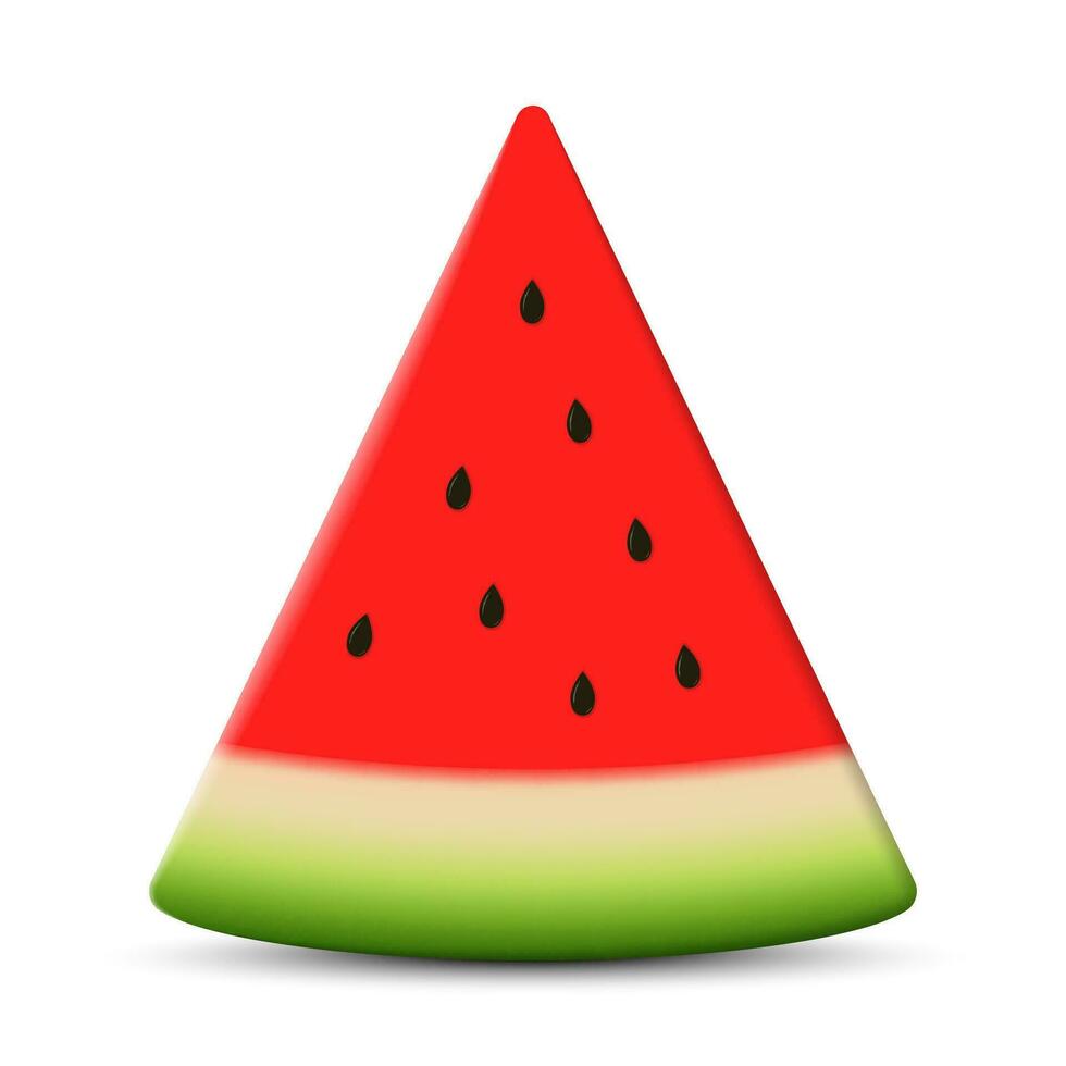 Slices Watermelon, vector illustration
