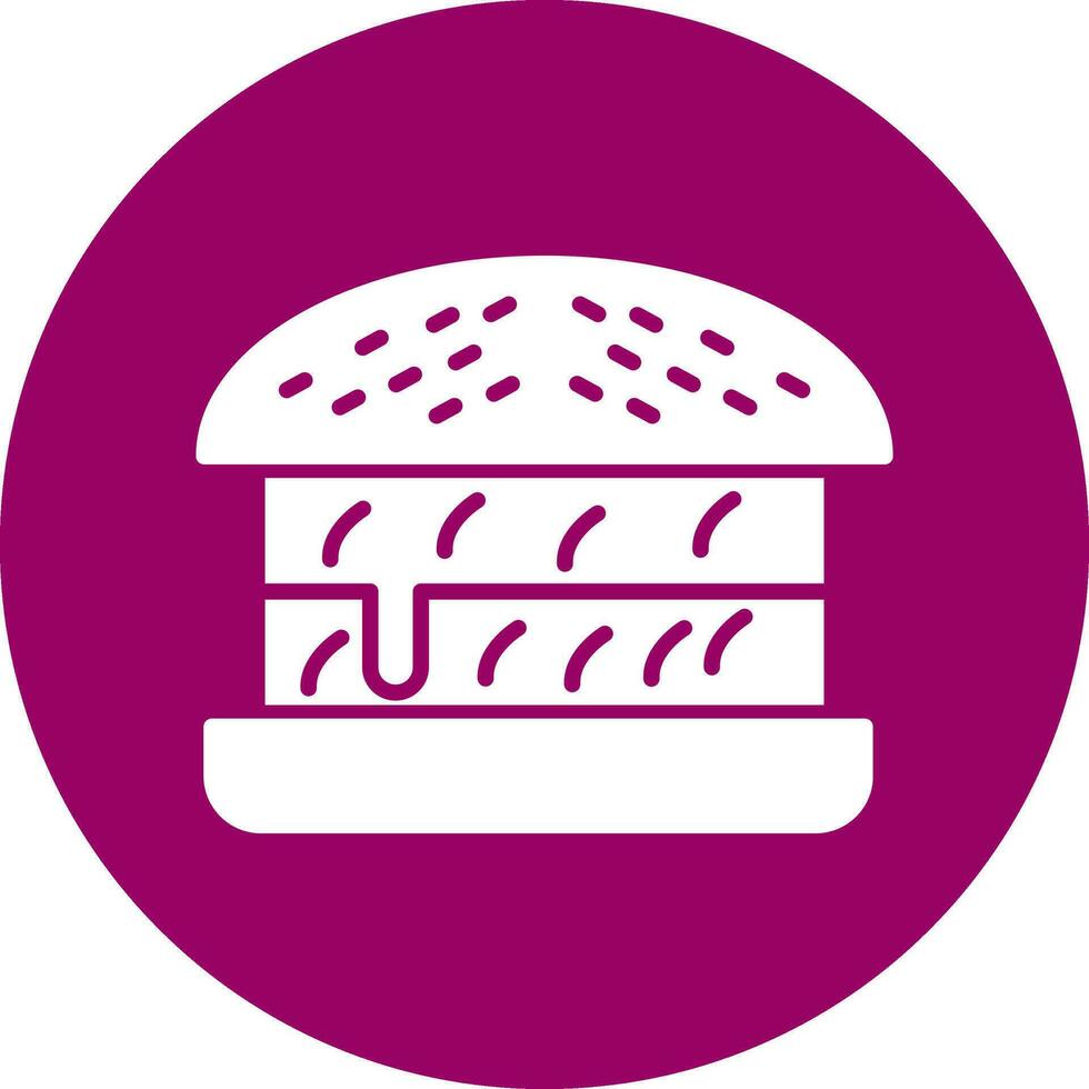 icono de vector de hamburguesa