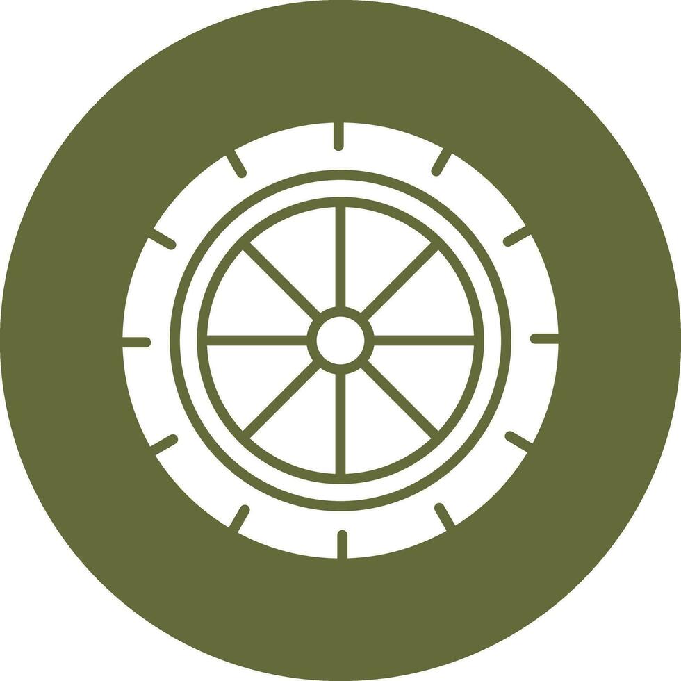 Wheel Vector Icon
