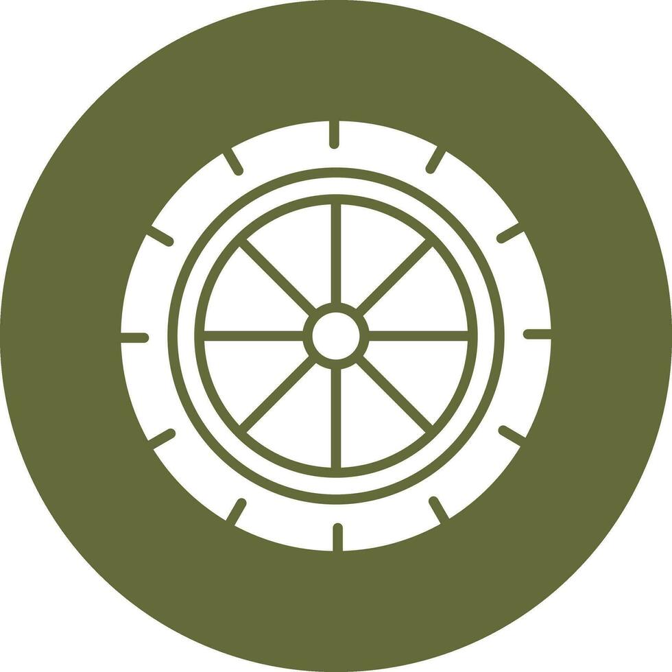 Wheel Vector Icon