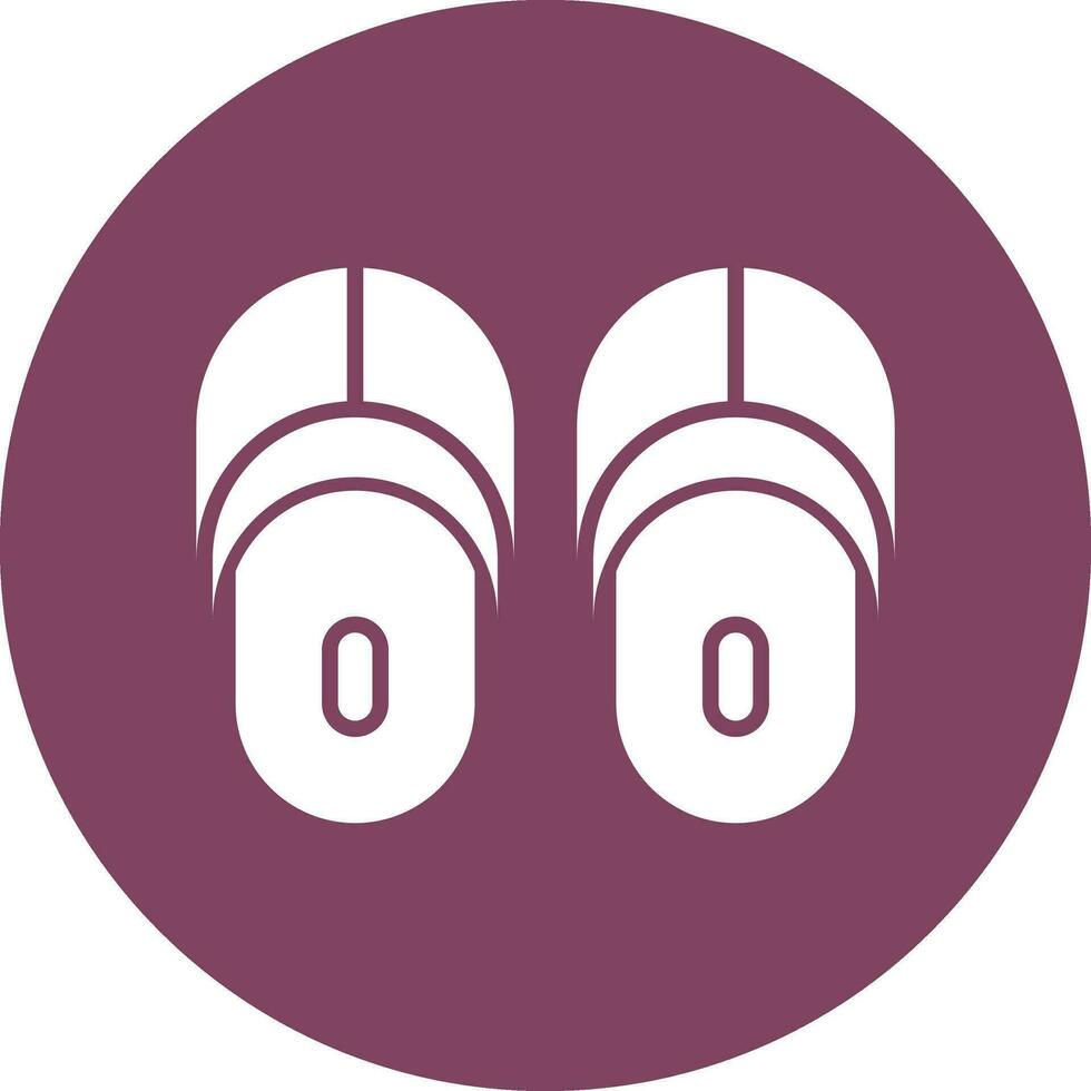 Slippers Vector Icon