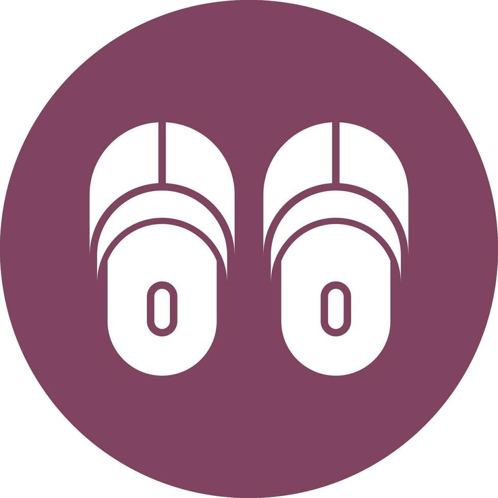 Slippers Vector Icon