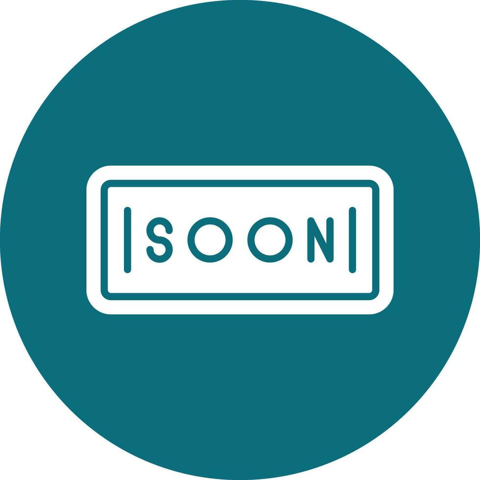 Soon Vector Icon