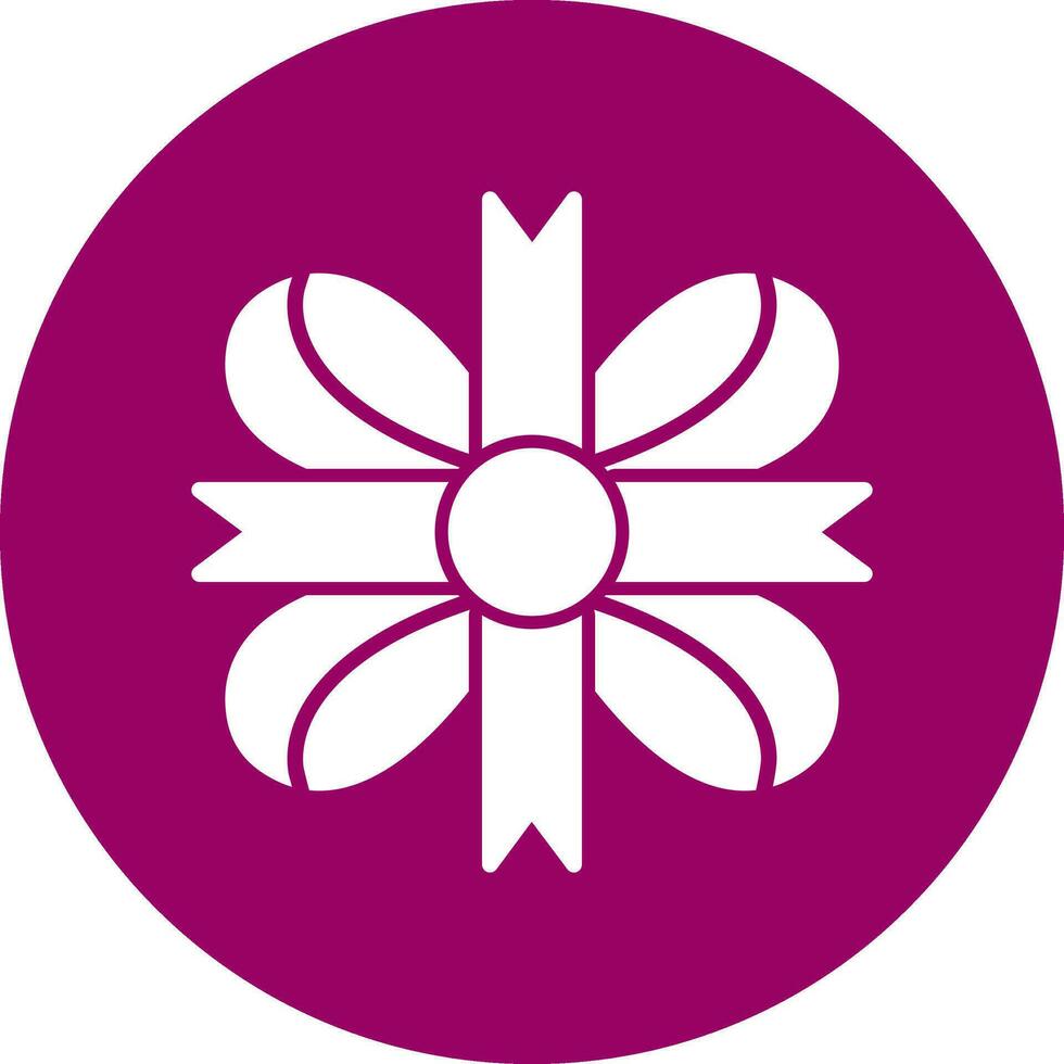 Ribbon Bow Vector Icon
