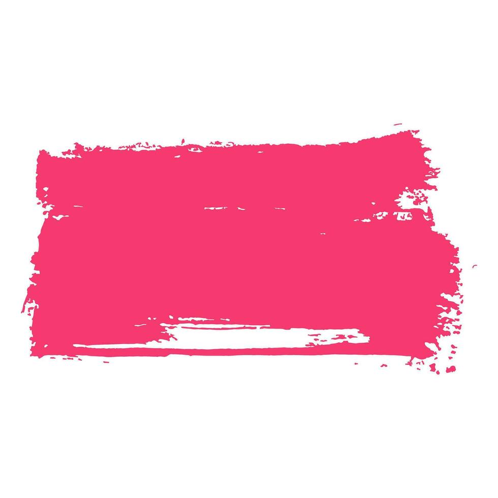 pink ink paint brush stroke vector