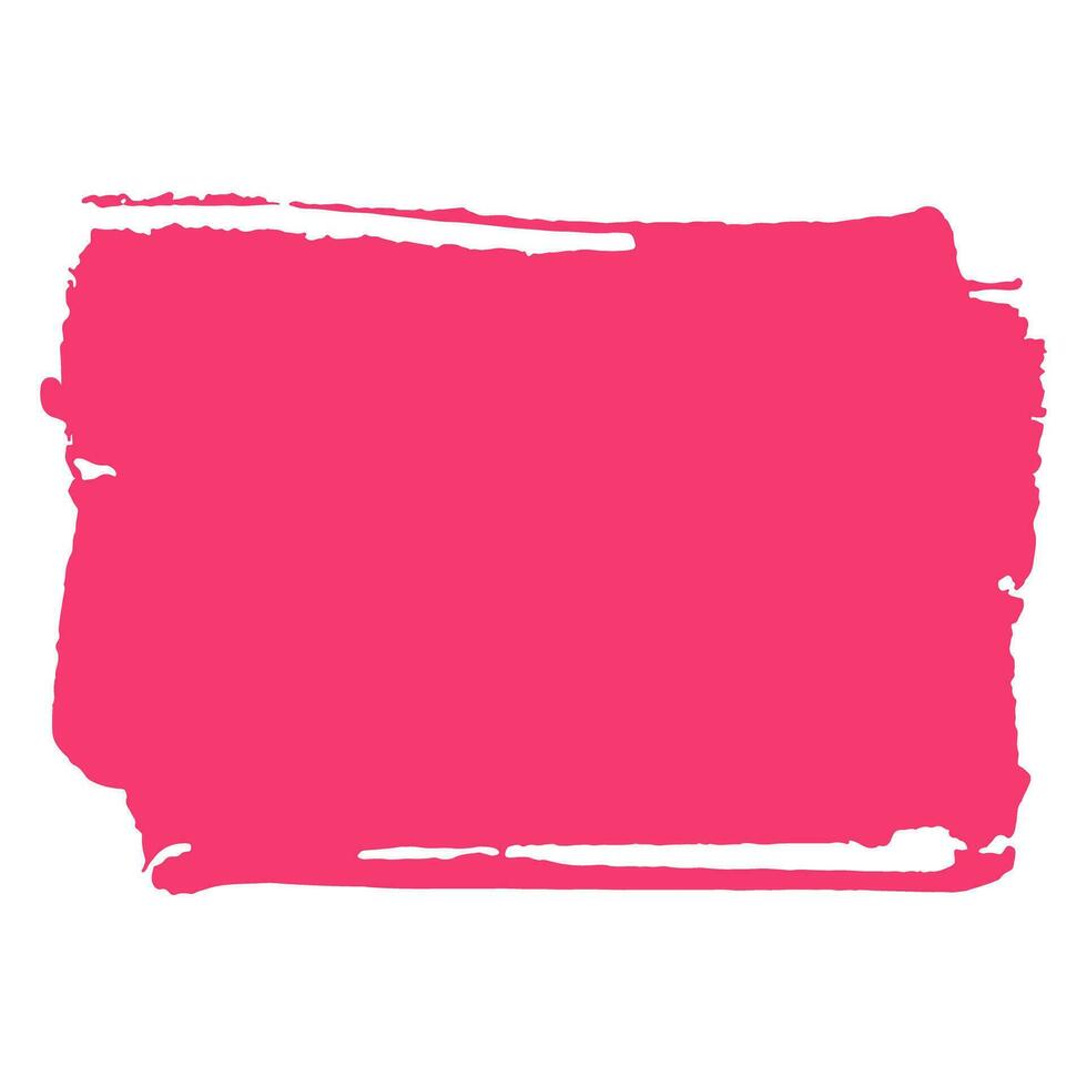 pink ink paint brush stroke vector