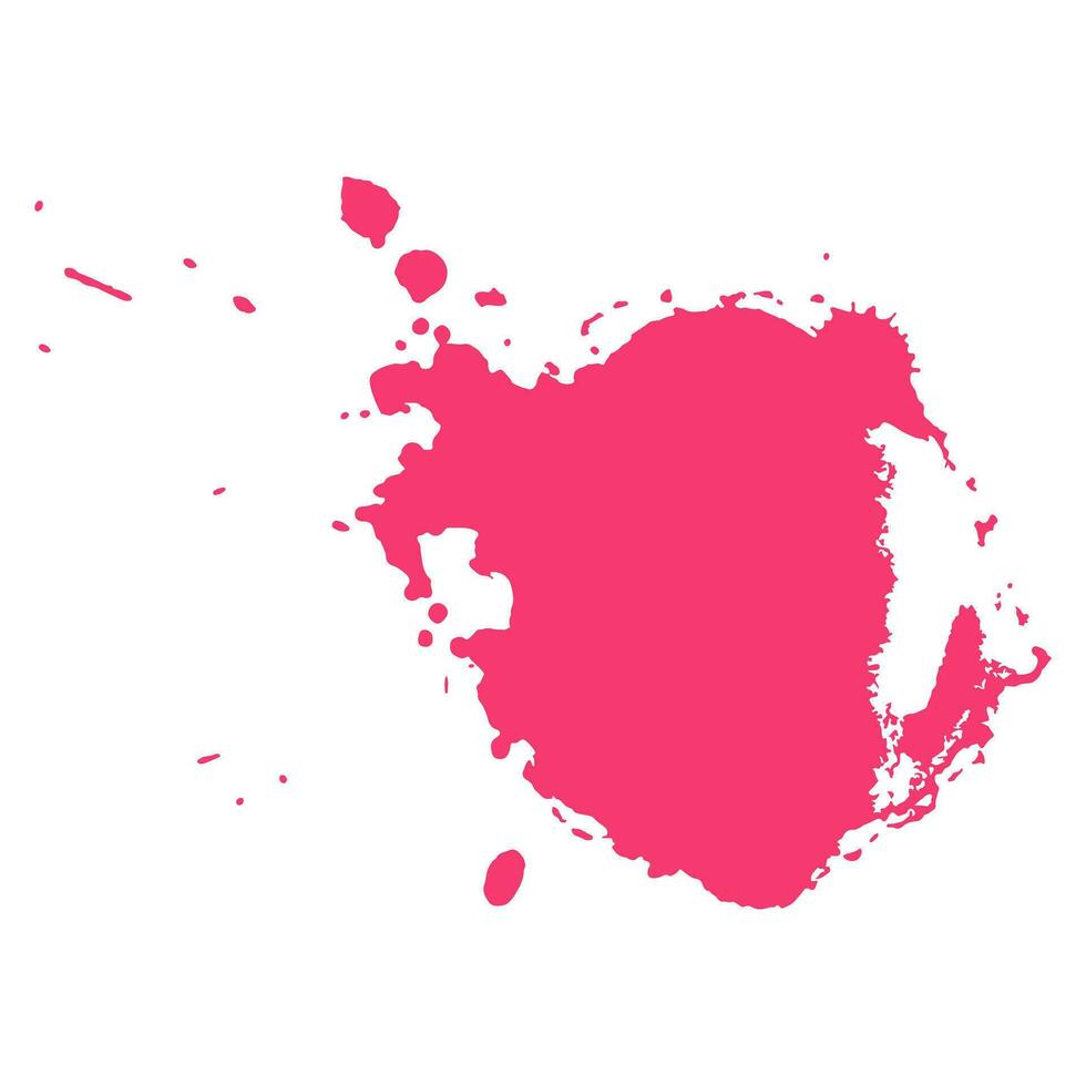 pink ink splash brush drop vector