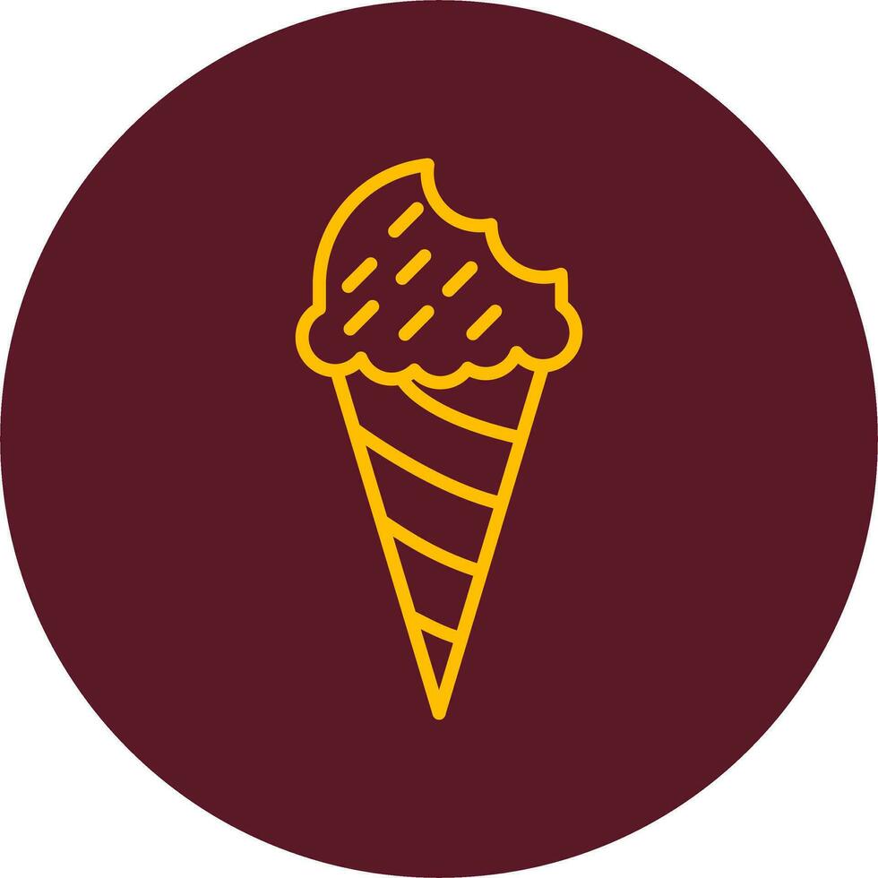 icono de vector de helado