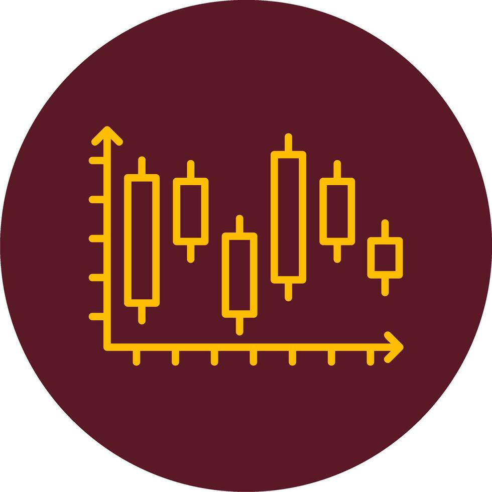 Japanese Candlestick Vector Icon