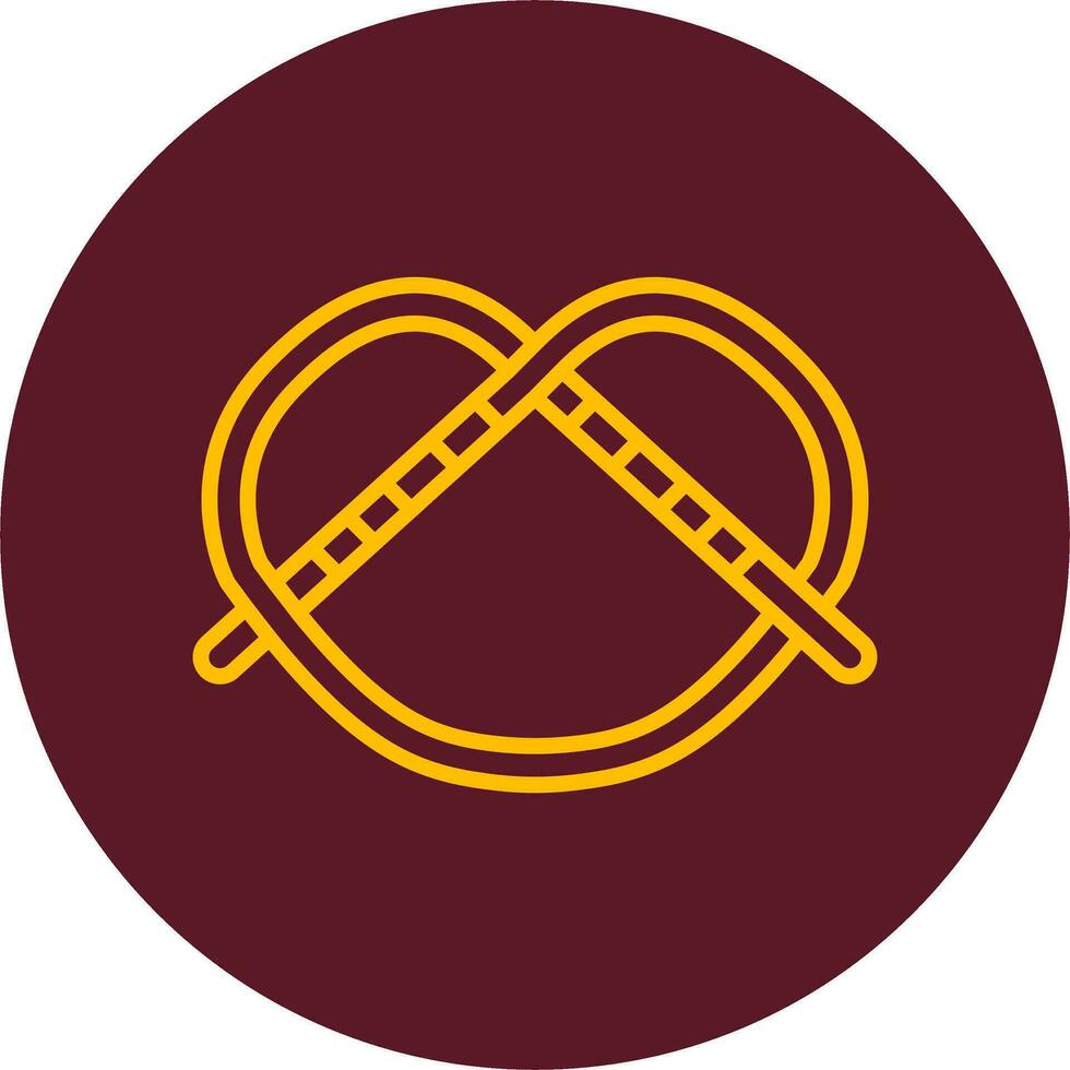 Pretzel Vector Icon