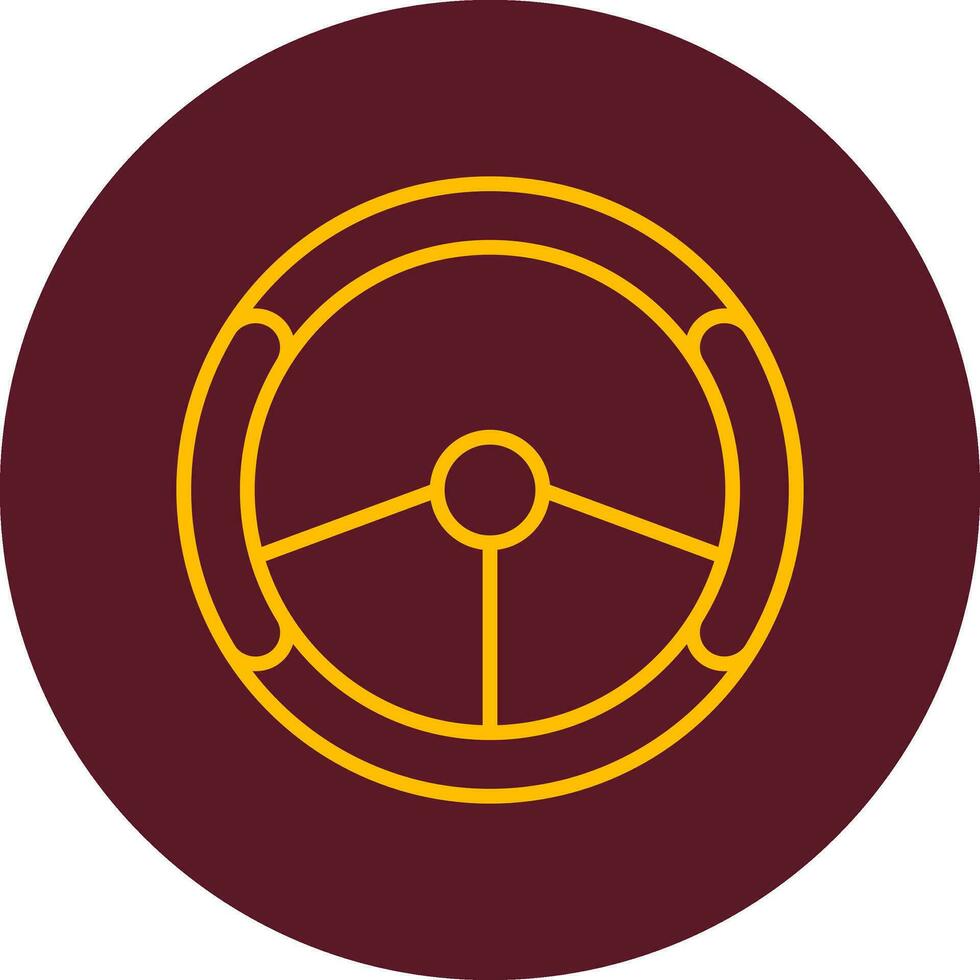 Steering Wheel Vector Icon