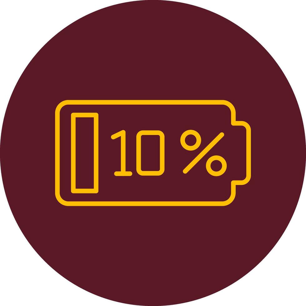 10 Percent Vector Icon