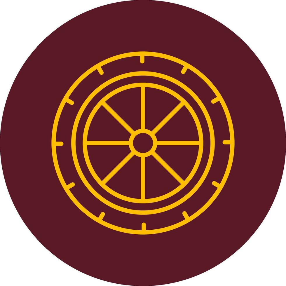 Wheel Vector Icon