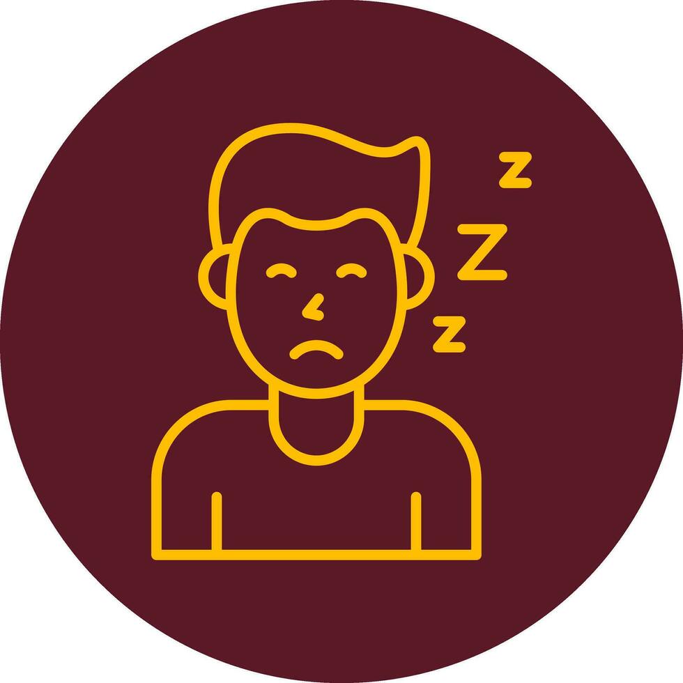 Bored Vector Icon