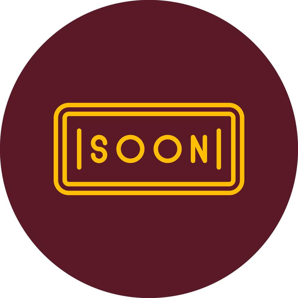 Soon Vector Icon