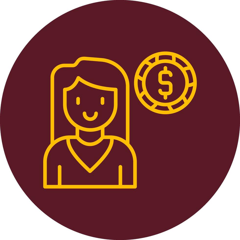 Financial Advisor Vector Icon