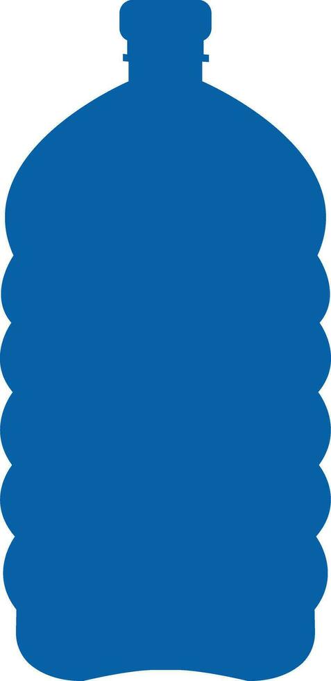 Plastic bottle blue icon. Vector flat style sign Container water bottle for sport. Natural and healthy lifestyle concept water bottled container liquid