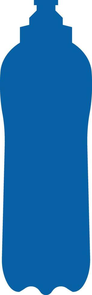 Plastic bottle blue icon. Vector flat style sign Container water bottle for sport. Natural and healthy lifestyle concept water bottled container liquid