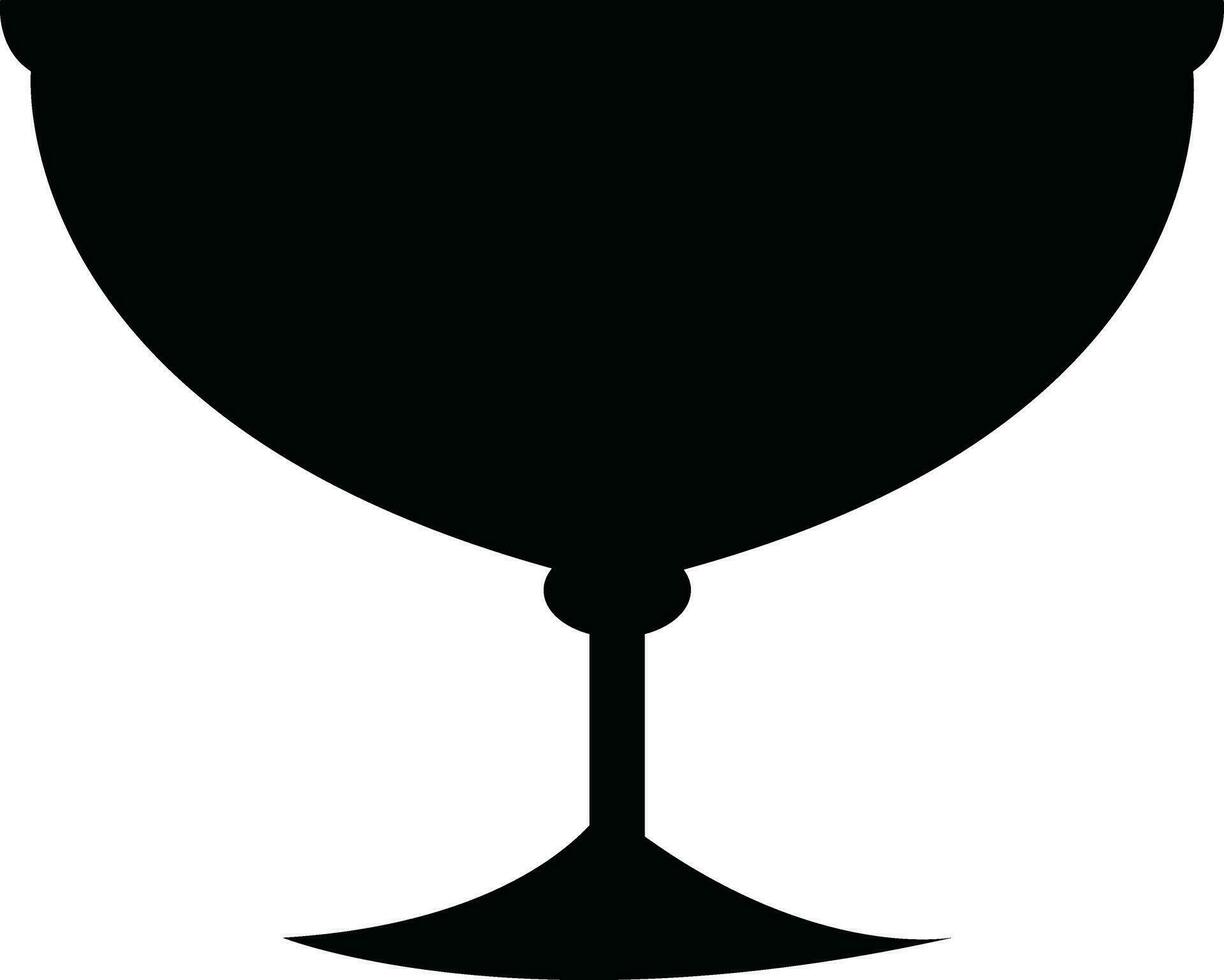 Wine glasses icons set simple symbol of bar, restaurant. Various wine glass flat or line vector black silhouette collection for mobile concept and web design.