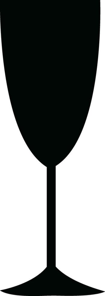 Wine glasses icons set simple symbol of bar, restaurant. Various wine glass flat or line vector black silhouette collection for mobile concept and web design.